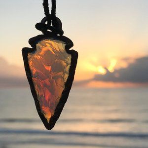 opalite arrowhead electroformed